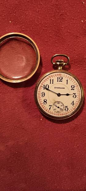 1140926 South Bend Pocket Watch South-bend Studebaker S16 21j 10k Gold Filled