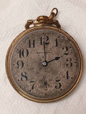 1191260 South Bend Studebaker 21j 16s Dr Open Face Pocket Watch 1900s Read