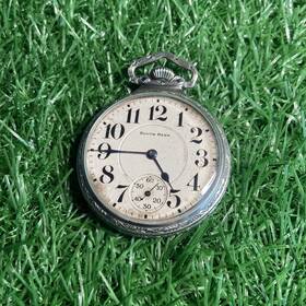 1210347 South Bend Studebaker 21j 16s Dr Open Face Pocket Watch 1928 Read