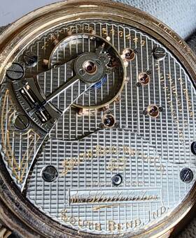 533443 South Bend Stunning Model 323 The Studebaker 17 Jewels 1908 Perfect Ds Dial