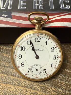 540422 South Bend Pocket Watch Movement Serial Number Question Mark Grade 299