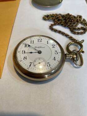 1905 South Bend S340 Southbend 18s Pocketwatch Not Working