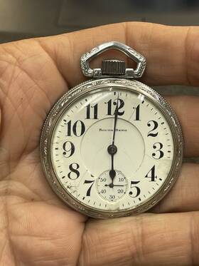 Tj1086 South Bend 1913 Grade 227 Model 2 Pocket Watch