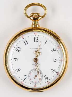 159830 Spaulding & Co Patek-phillipe Pocket Watch 18kt