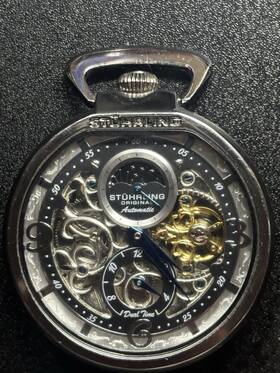 St Hrling 190638092208 Stuhrling Moderna 991.01 Pocket Watch