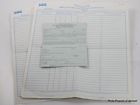 St.louis-san Inspection Record Time Card Francisco Pocketwatch Vintage Railroad