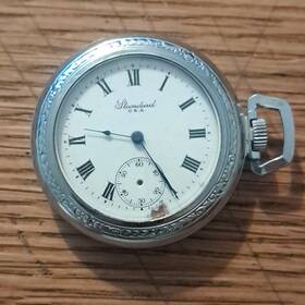 840402 Standard U.s.a. Ny Antique Pocket Watch Roman Numerals Vintage