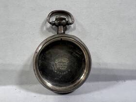 6710023 Star Vintage W.g. Co. Sterling Silver Pocket Watch Case