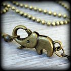 Steampunk Baby Necklace 12pcs Elephant