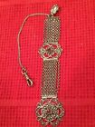 Stone Hamilton Watch Elgin Silver French Purple Fob Pocket Victorian Top Pendant