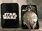 Stw3469wm Disney Star Wars Millennium Falcon Pocket Watch Model