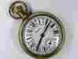 Sub-second Railroad Back Sears Smiths Industries Vintage Great Britain Wind-up Pocket Watch