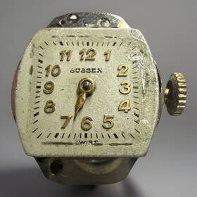 C841-k5h Sussex Swiss Ladies Watch Movement Croton C841 K5h 17 Jewels Dial Crown
