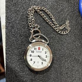 080223961 Swiss Army Victorious Pocket Watch With Chain