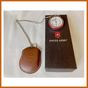 24629.original Swiss Army 24629 Victorinox Men S Pocket Watch-model Box. Leather Pouch