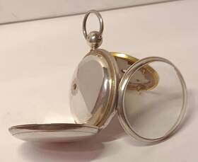 1835 T.b. & E.w. Size 16 Uk Sterling Pocket Watch Case Circa Birmingham 3x Hinged Key Wind