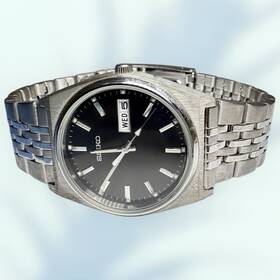 9029 Tag Heuer Seiko Men S V743 Quartz Day Date Analog Stainless Steel Case Silver Watch