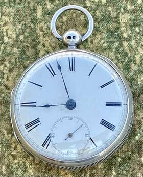 C.1830 Thorhill London 9076 Antique Verge Fusee Key Wind Pocket Watch 0j S17 Running
