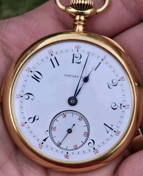 124931 Tiffany & Co. And 18k Gold Minute Repeater Pocket Watch Ref#