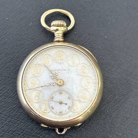 1961494 Tiffany & Co. 18k Gold Watch Model #1961494 In Working Condition