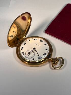 216121 Tiffany & Co. And 18k Gold Pocket Watch Movement Sn French Marshal Joffre