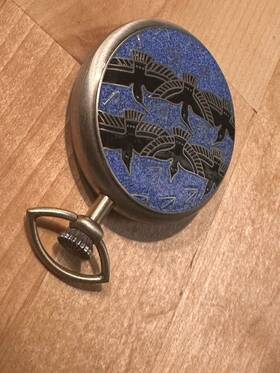 T82.9.453.34 Tissot .9.453.34 Art Nouveau Bird Limited Edition Manual Wind Pocket Watch
