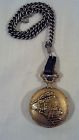 Train Quartz Chain Watch Pocket Tone Vintage Armitron Gold