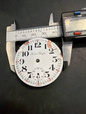 Am50 Trans Pacific Vtg Pocket Watch Movement Parts/repair 16s 21j 21 Jewel Swiss