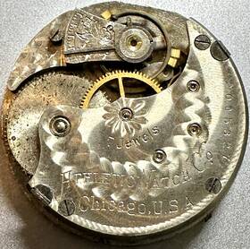 2021376 Trenton 1899 6s Athletic Grade 52 7j Pocket Watch Movement Parts Repair P52