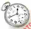 U441 Orvin Vintage 17 Jewel Swiss Pocket Watch Detailed Case Runs Great