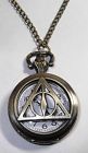 Unbranded Harry Potter And The Deathly Hallows Chained Pocket Watch Necklace 683258640534