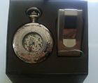 Unbranded Pocket Watch Money Clip Gift Set Personalized Engraved Free 881708129596
