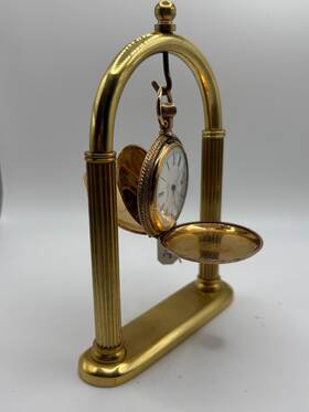 745690 United States Watch Co. U.s. Hunter Case 7 Jewel Size 6 Gold Filled Pocket Runs