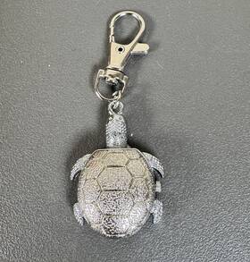 Uxcell 700836121121 Turtle Pendant Hunter Case Fob Mini Key Ring Watch Silver Tone