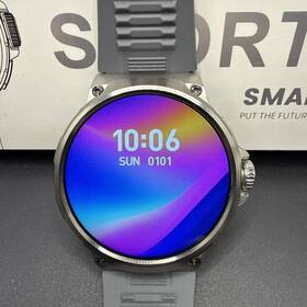 V69 654612320485 1.85 Inch Round Hd Smart Watch For Men Works With Ios And Android