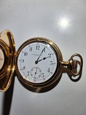 Vacheron & Constantin 162115 And Solid 14k Gold Full Hunter Pocket Watch