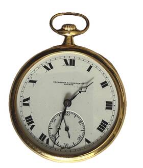 Constantin18k Vacheron Constantin And 18k Yellow Gold 46.5mm Of Pocket Watch Pristine 46.58mm