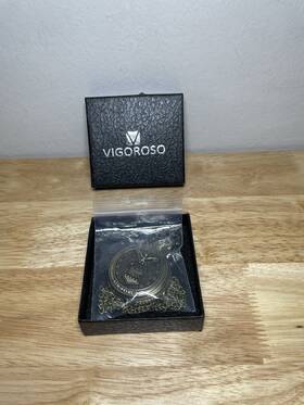 Vigoroso 712069025428 Vintage Retro Pocket Watch United States Air Force Style Bronze With Box