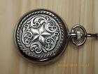 Vintage Japan Repair Mvmt Watch Embossed Dial Hour Hunter 24 Star Pocket