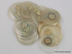 Vintage Pocketwatch Watchmaker Crystals Estate Group 35 Glass