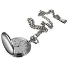 Vpw001 Visol Scipio Brushed Chrome Quartz Pocket Watch 849847004310