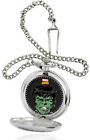 W001747 Avengers Marvel Hulk Mens Silver Pocket Watch Chain 843231078970