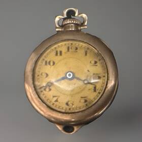 586252 Wadsworth Referee 20yr Gold Filled Pendant Watch 15j 3adj