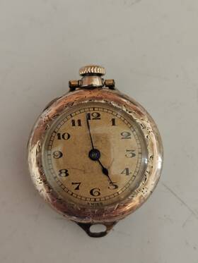 60406 Wadsworth Referee Gold Filled Yellow Pocket Watch Beige