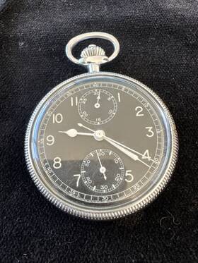 605-a Wakmann U.s. Property Navigational Stop / Chronograph Watch W 2 Wwii Era
