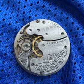 10397671 Waltham American Watch Co. Movement For Parts Or Repair