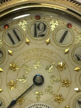 11522-2 Waltham Antique Vintage Mens Pocket Watches Lot 5 Locle Bulova Standard Gold