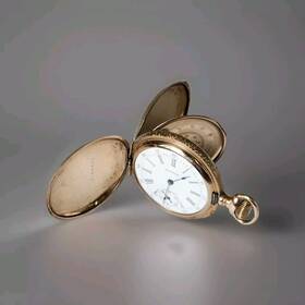 12457284 Waltham Gold Filled Pocket Watch Guaranteed 20 Years 2136676