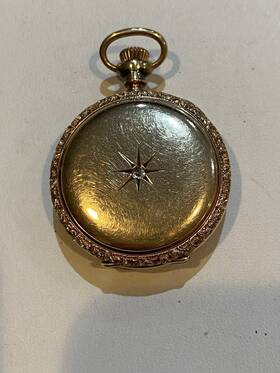 12579 Waltham 14 Kt Pocket Watch