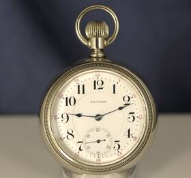 14173510 Waltham Very Nice Looking 18s Model 92 Gr845 Adjustable 5 Pos Rr Pocket Watch
